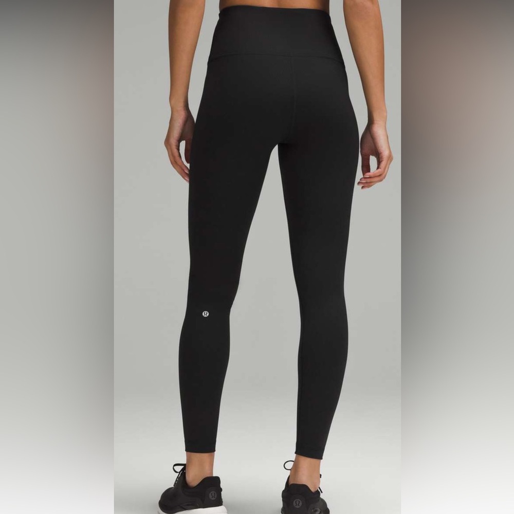 Lululemon High Rise Wunder Train Ribbed Tight 25”